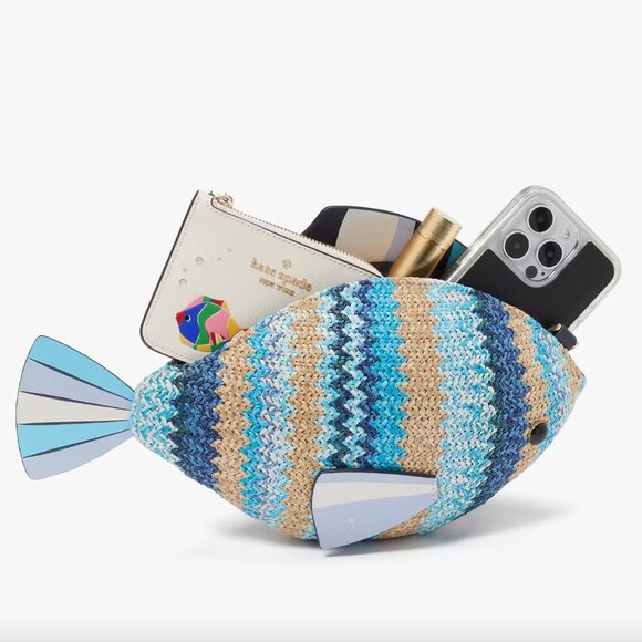 NWT Kate Spade New York What A Catch 3D Fish Crossbody - Picture 4 of 5